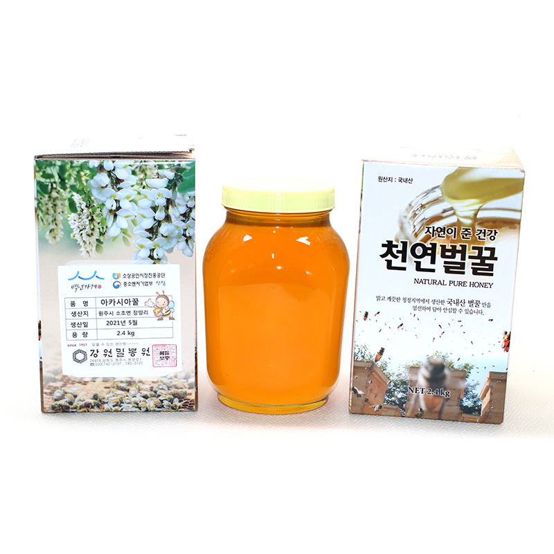 강원더몰,원주 강원밀봉원 숙성 봉개벌꿀 2.4kg / 1.2kg